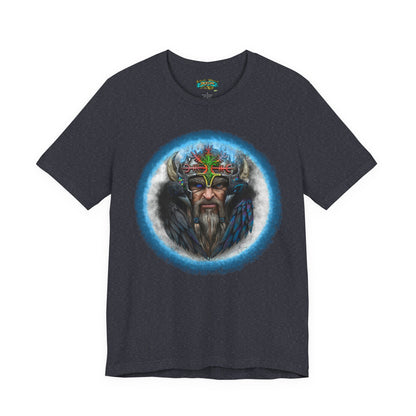Viking King Graphic Tee — Norse Warrior Playing Card Design