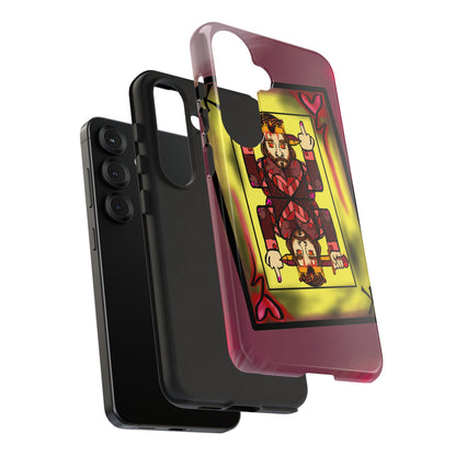 Playing Card Phone Case - Tough Cases with King Design