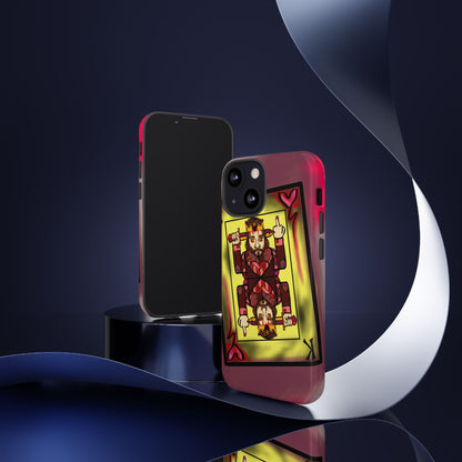 Playing Card Phone Case - Tough Cases with King Design
