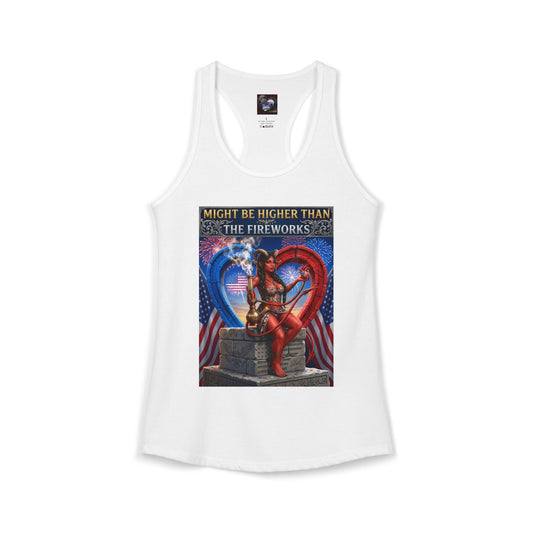 Women's 4th of July Racerback Tank