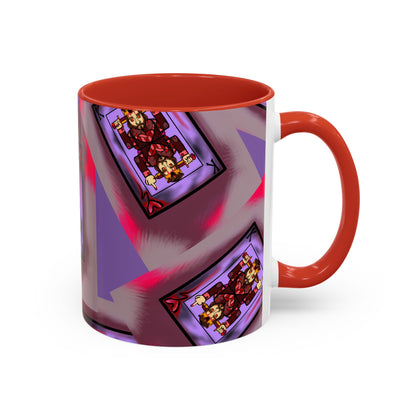 Rebellious King Coffee Mug, Unique Gift for Coffee Lovers, Artful Mug for Home, Cool Cup for Tea, Birthday Present, Fun Kitchen Decor
