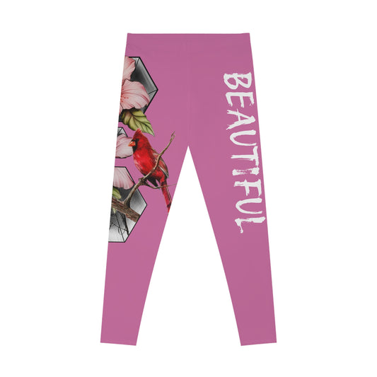 Beautiful Floral Stretchy Leggings – Comfortable Activewear for Women