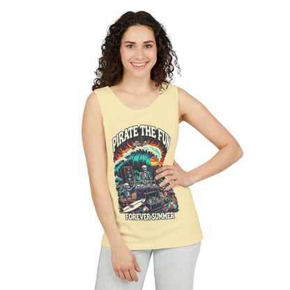 Forever Summer Tank — "Pirate the Fun / Forever Summer" Graphic Tank Top