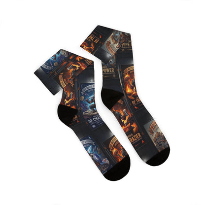 Legendary Dads Sublimation Socks — Novelty Socks