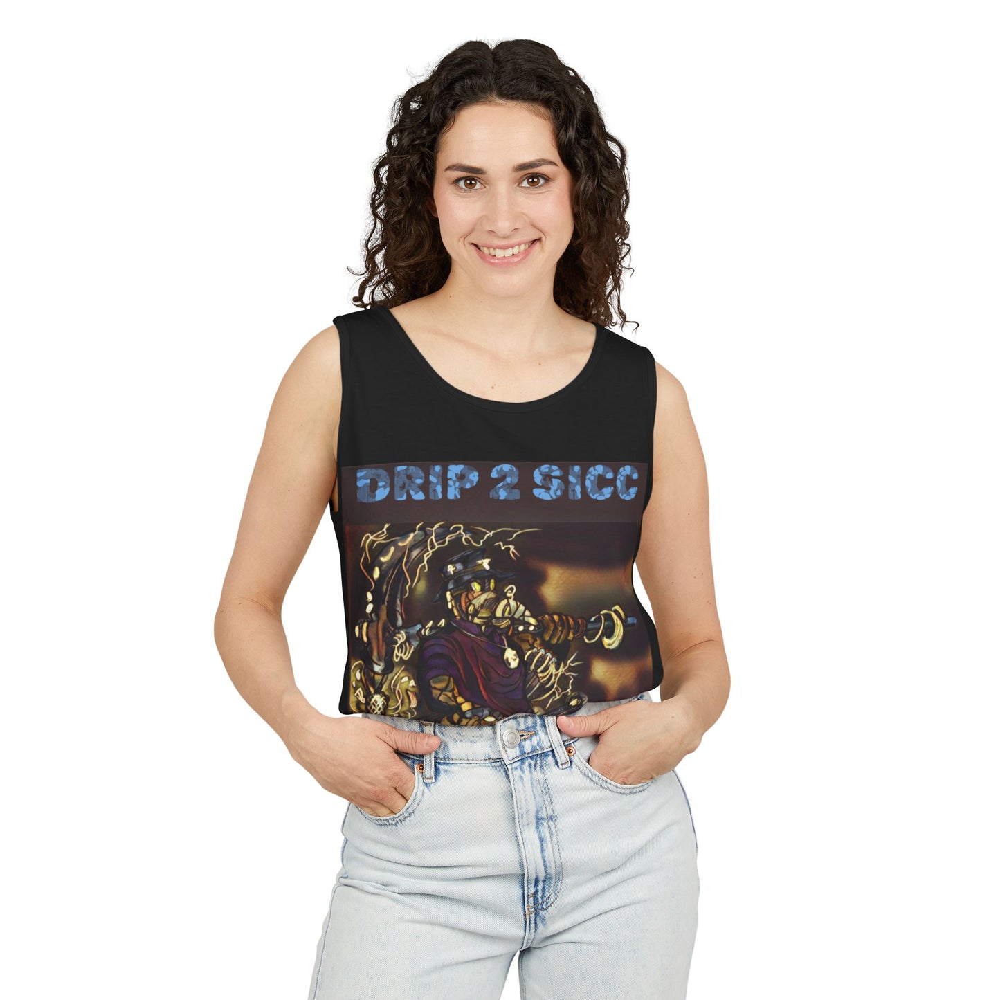 Drip 2 Sicc Unisex Tank Top, Graphic Tank, Summer Wear, Casual Shirt, Trendy Apparel, Festival Outfit