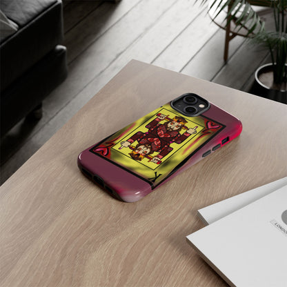 Playing Card Phone Case - Tough Cases with King Design