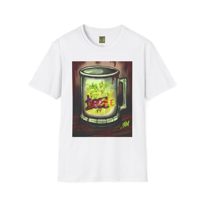Here For the Boos Unisex Softstyle T-Shirt, Casual Streetwear, Urban Fashion, Unique Graphic Tee, Perfect Gift for Art Lovers