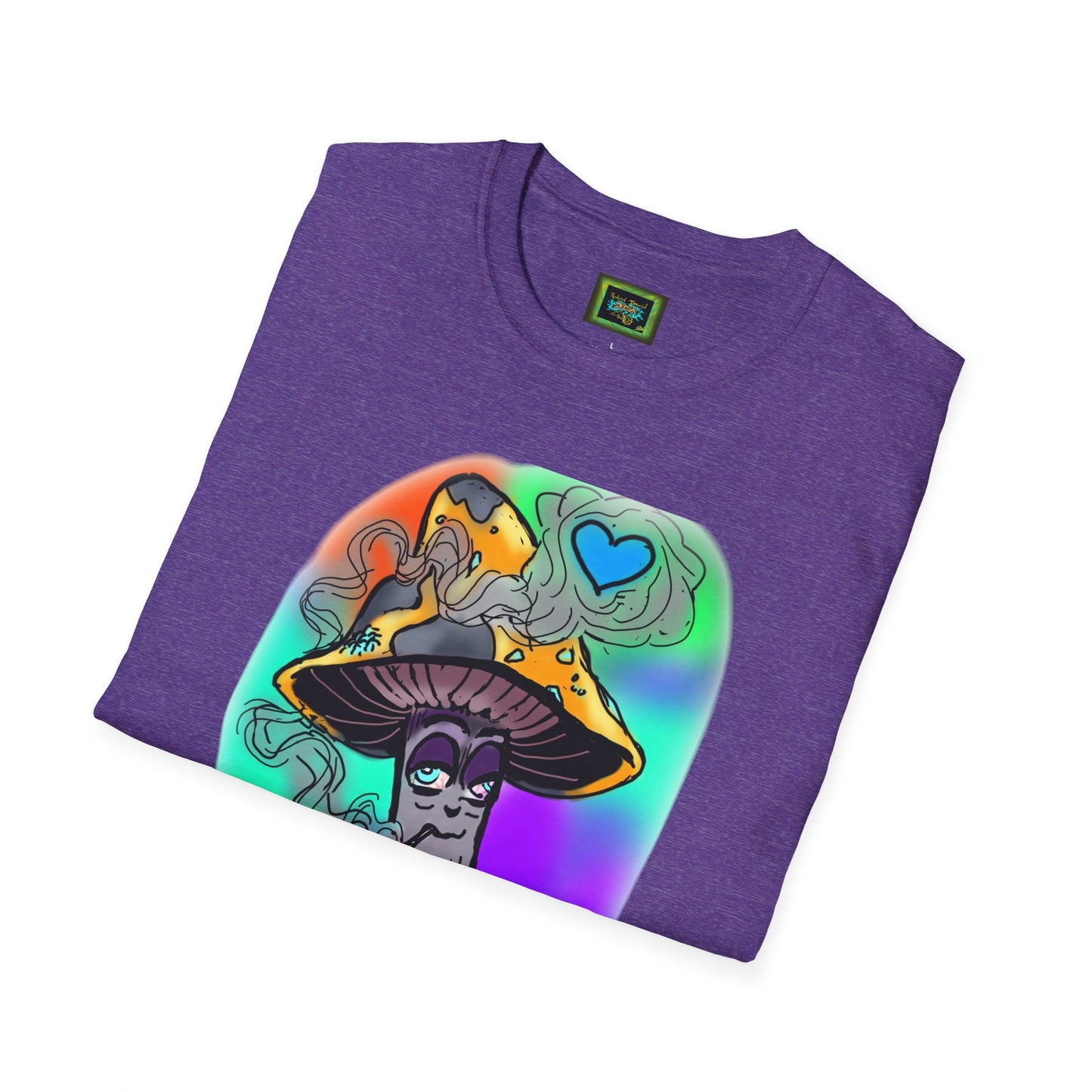Colorful Fungi T-Shirt, Psychedelic Mushroom Tee, Unisex Graphic Shirt, Gifts for Nature Lovers, Festival Wear, Casual Style