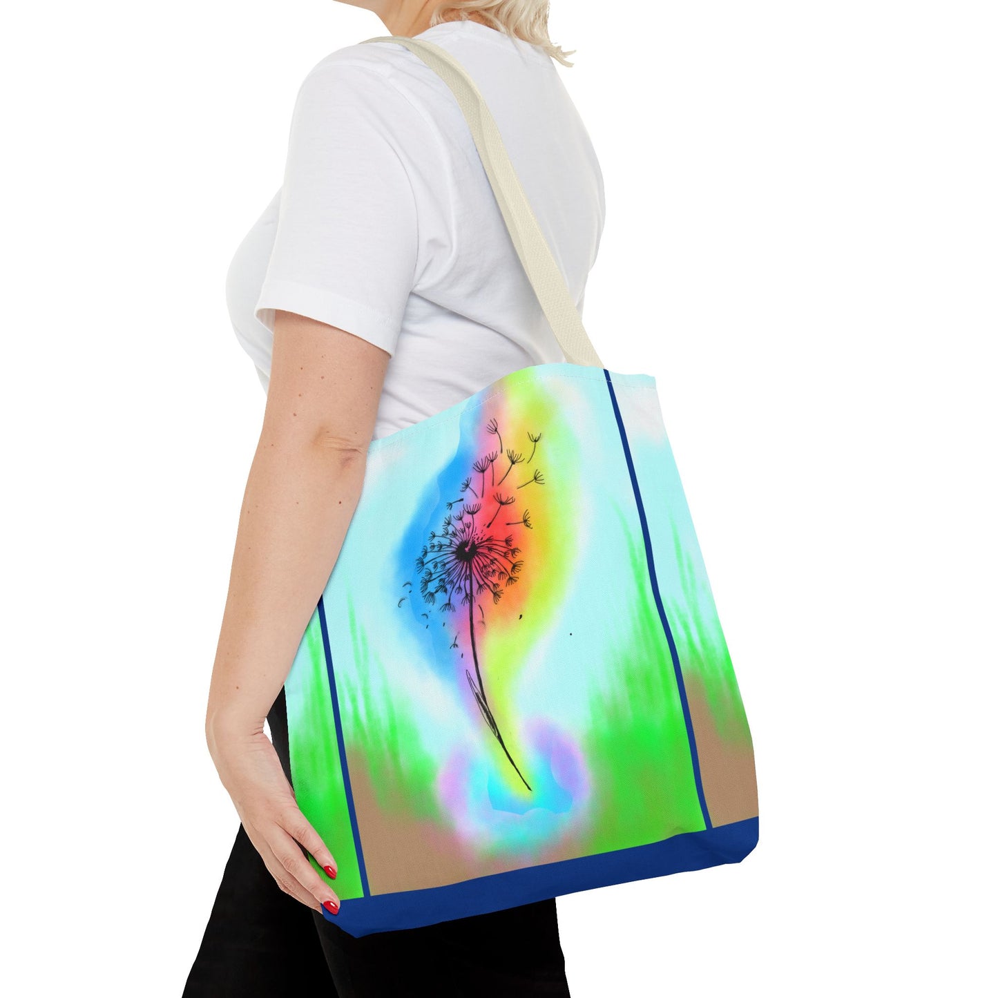 Vibrant Nature-Themed Tote Bag - Perfect for Eco Lovers, Beach Days, Daily Errands, Gift for Friends, Sustainable Fashion