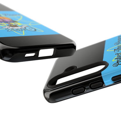 Protect Thy Peace Phone Case, Zen G Tough Case for Stress Relief, Unique Phone Accessory, Holiday Gift, Vibrant Design