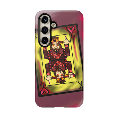 Playing Card Phone Case - Tough Cases with King Design