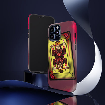 Playing Card Phone Case - Tough Cases with King Design