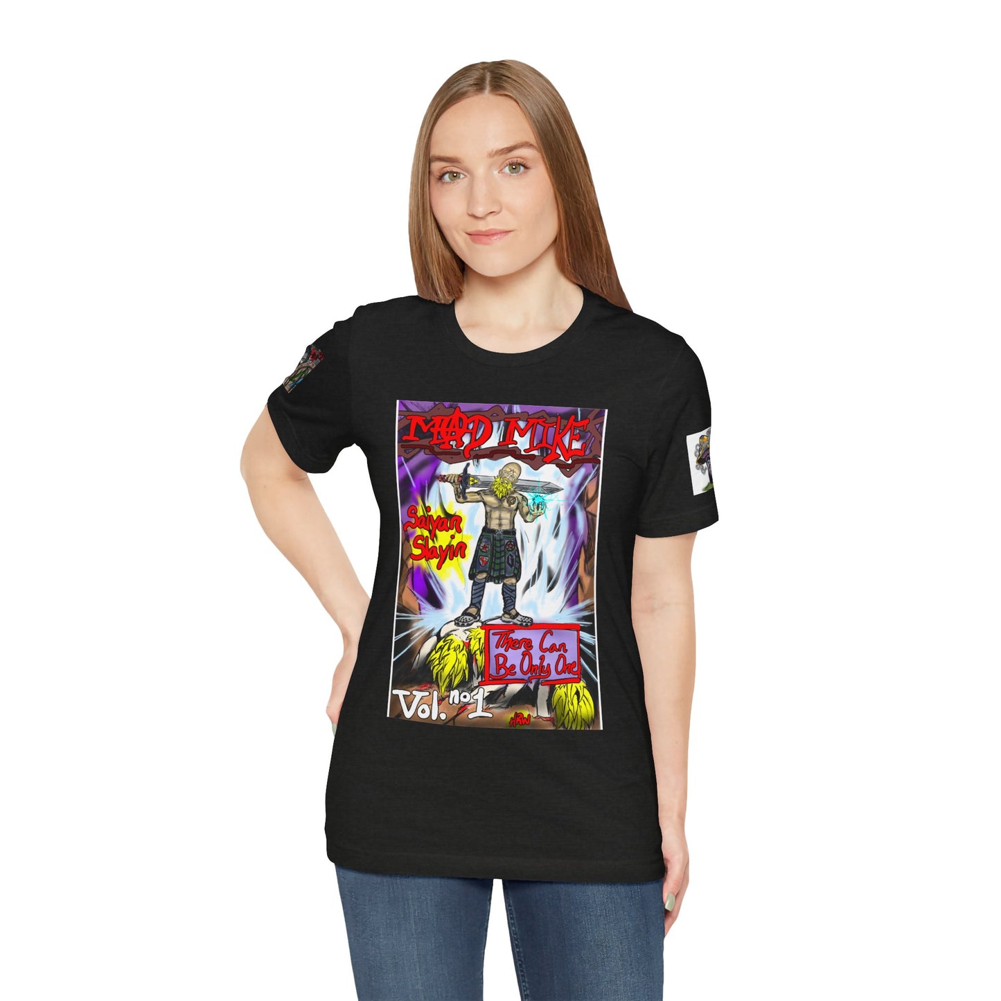 Mad Mike Graphic Tee - Unisex Short Sleeve Shirt for Retro Design Lovers