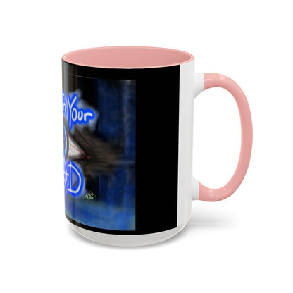 All In Your Head Accent Coffee Mug - Unique Gift for Coffee Lovers