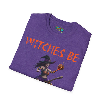 Witches Be Trippin' Unisex T-Shirt - Casual Halloween Tee, Spooky Vibes, Witchcraft Apparel, Perfect for Fall, Trick or Treats