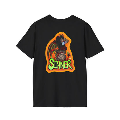 Saint and Sinner Graphic T-Shirt, Unisex Tee for Halloween, Gift for Friends, Statement Shirt, Casual Wear, Gothic Aesthetic