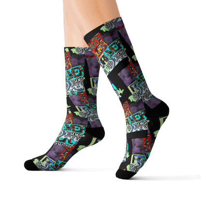 Art IsForever Socks, Unique Gift for Gamers, Cozy Footwear, Casual Sock Pair, Trendy Sock Style