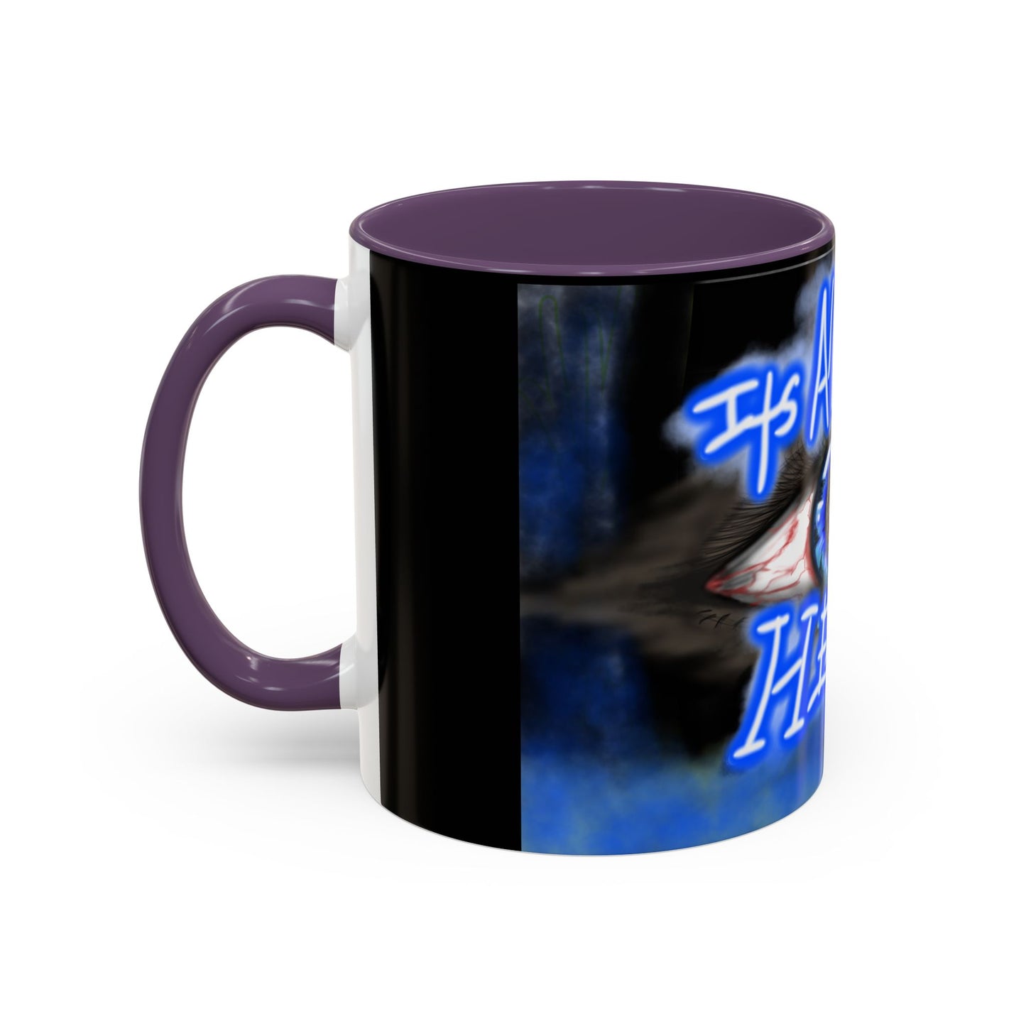 All In Your Head Accent Coffee Mug - Unique Gift for Coffee Lovers