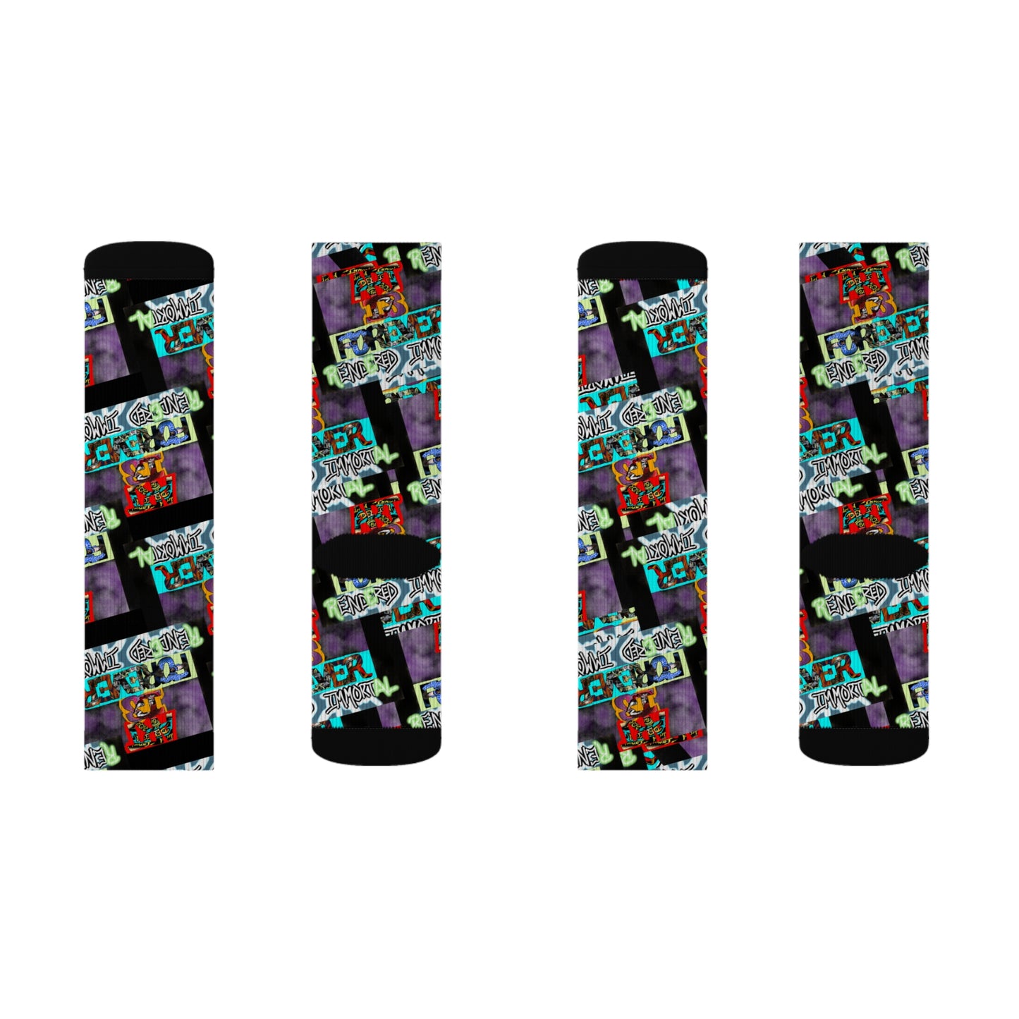 Art IsForever Socks, Unique Gift for Gamers, Cozy Footwear, Casual Sock Pair, Trendy Sock Style