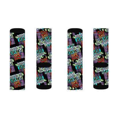 Art IsForever Socks, Unique Gift for Gamers, Cozy Footwear, Casual Sock Pair, Trendy Sock Style