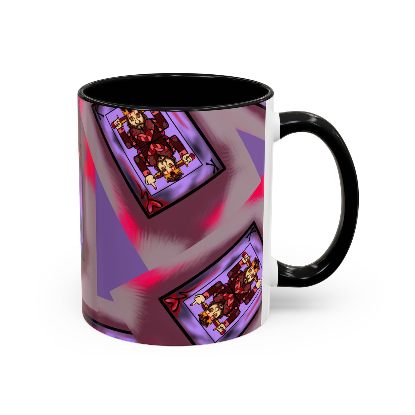 Rebellious King Coffee Mug, Unique Gift for Coffee Lovers, Artful Mug for Home, Cool Cup for Tea, Birthday Present, Fun Kitchen Decor