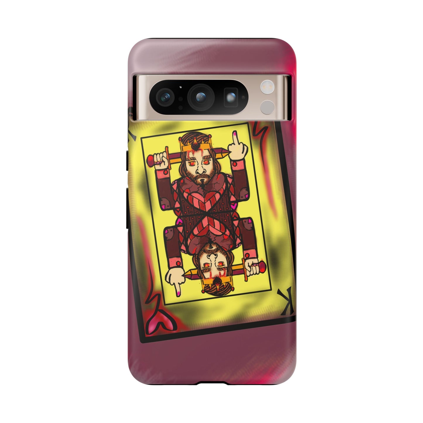 Playing Card Phone Case - Tough Cases with King Design