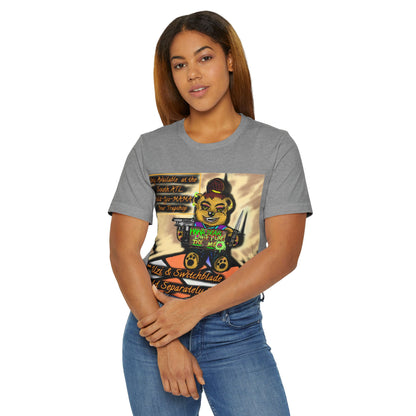 Vibrant Graphic Tee, Fun Bear Illustration, Quirky Unisex T-Shirt, Perfect for Parties and Casual Wear, Great Gift Idea for Friends