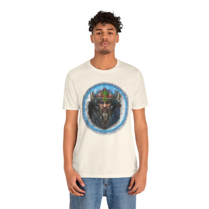 Viking King Graphic Tee — Norse Warrior Playing Card Design
