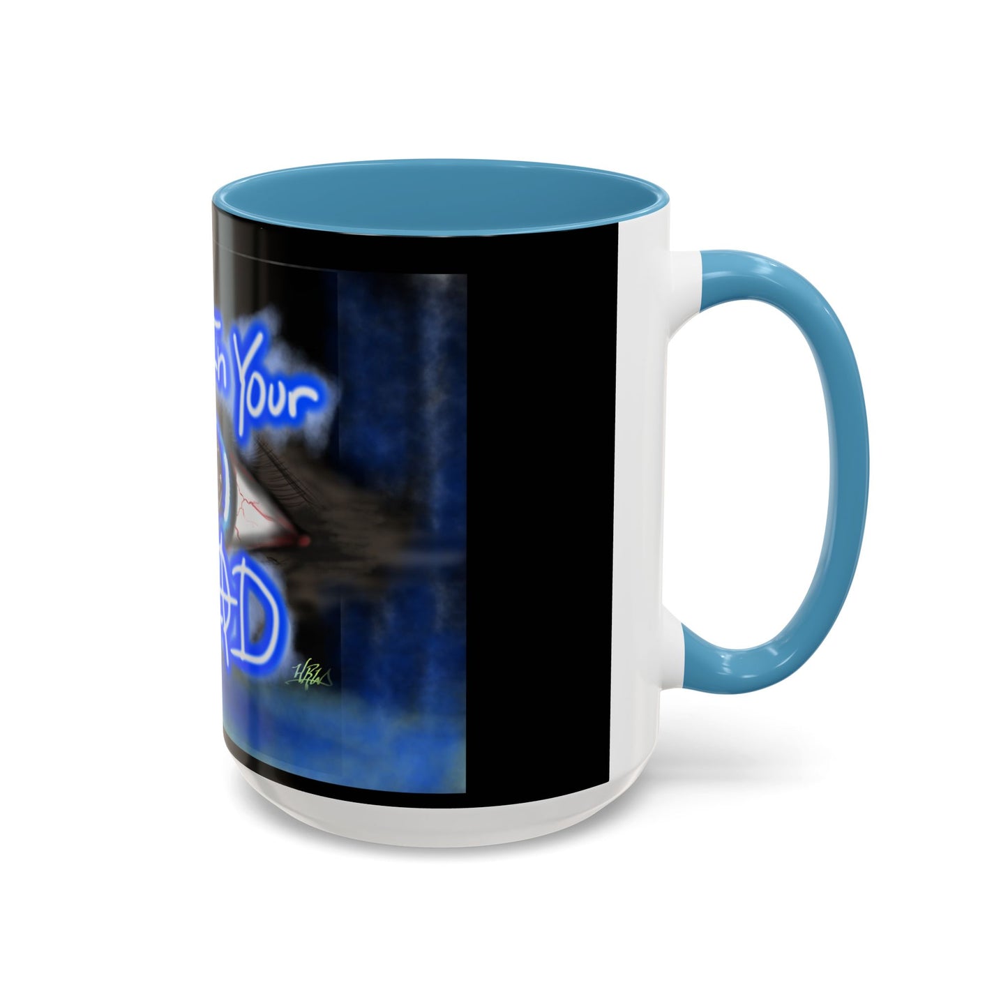 All In Your Head Accent Coffee Mug - Unique Gift for Coffee Lovers