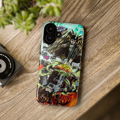 Tough Cases Phone Case, Edgy Art Phone Cover, Unique Gift for Him, Phone Accessories, Halloween Decor