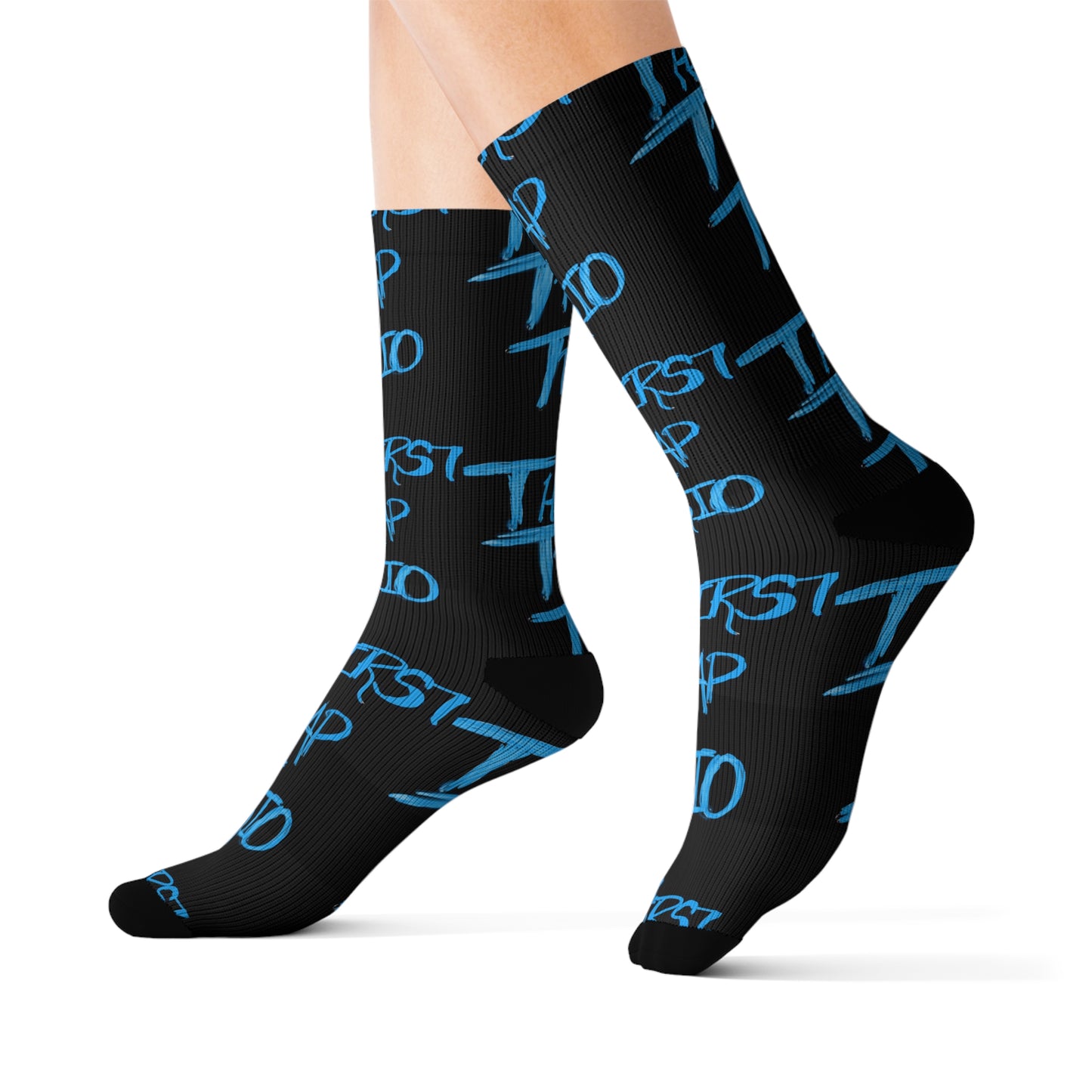 Thirst Trap Trio Sublimation Socks | Gift for Music Lovers, Unique Fashion, Streetwear, Cozy Accessories, Bold Statement Pieces