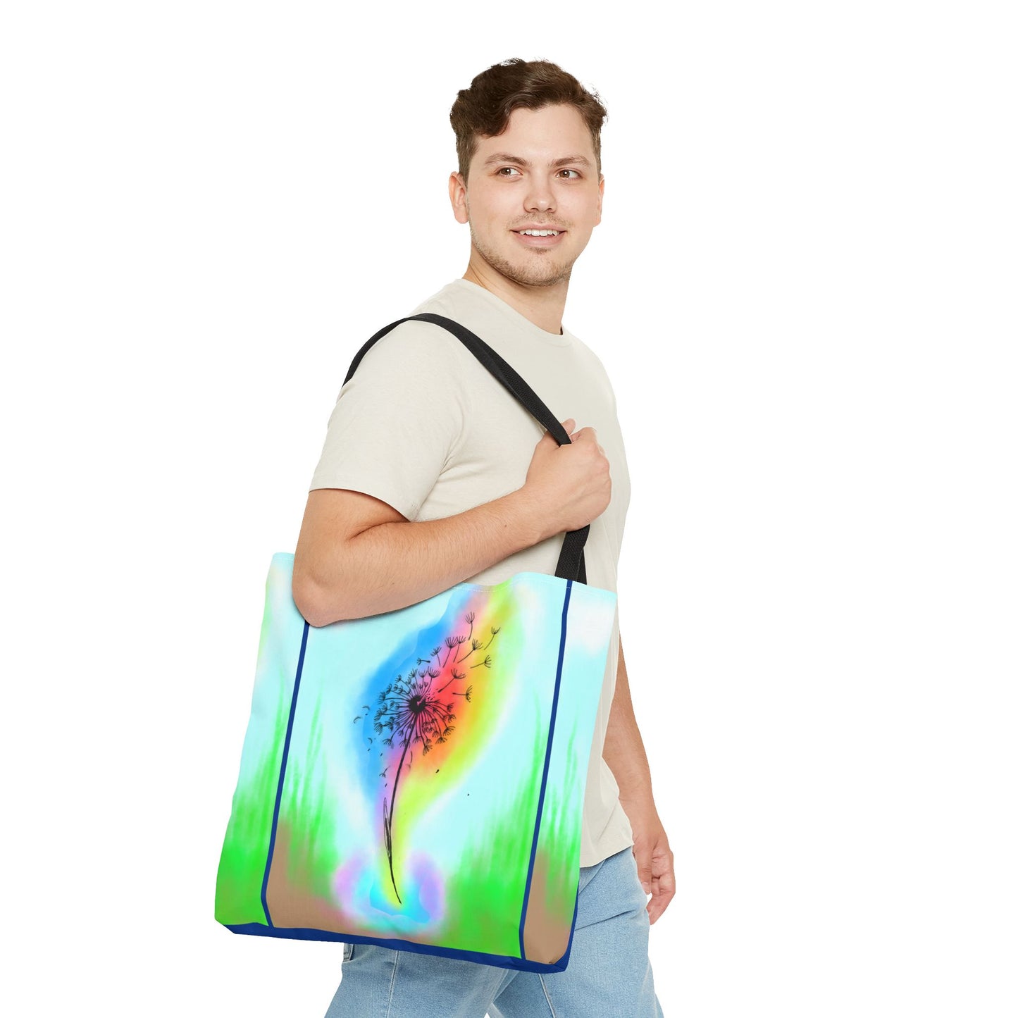 Vibrant Nature-Themed Tote Bag - Perfect for Eco Lovers, Beach Days, Daily Errands, Gift for Friends, Sustainable Fashion