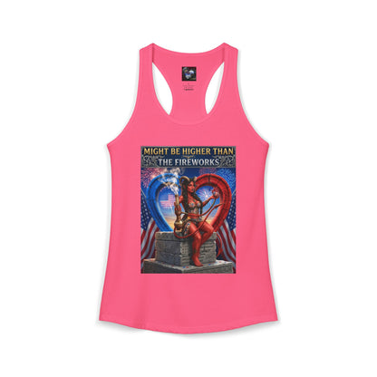 Women's 4th of July Racerback Tank