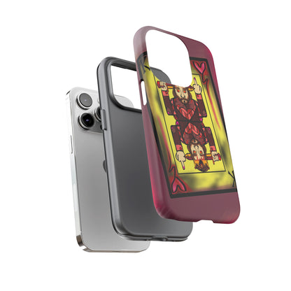 Playing Card Phone Case - Tough Cases with King Design