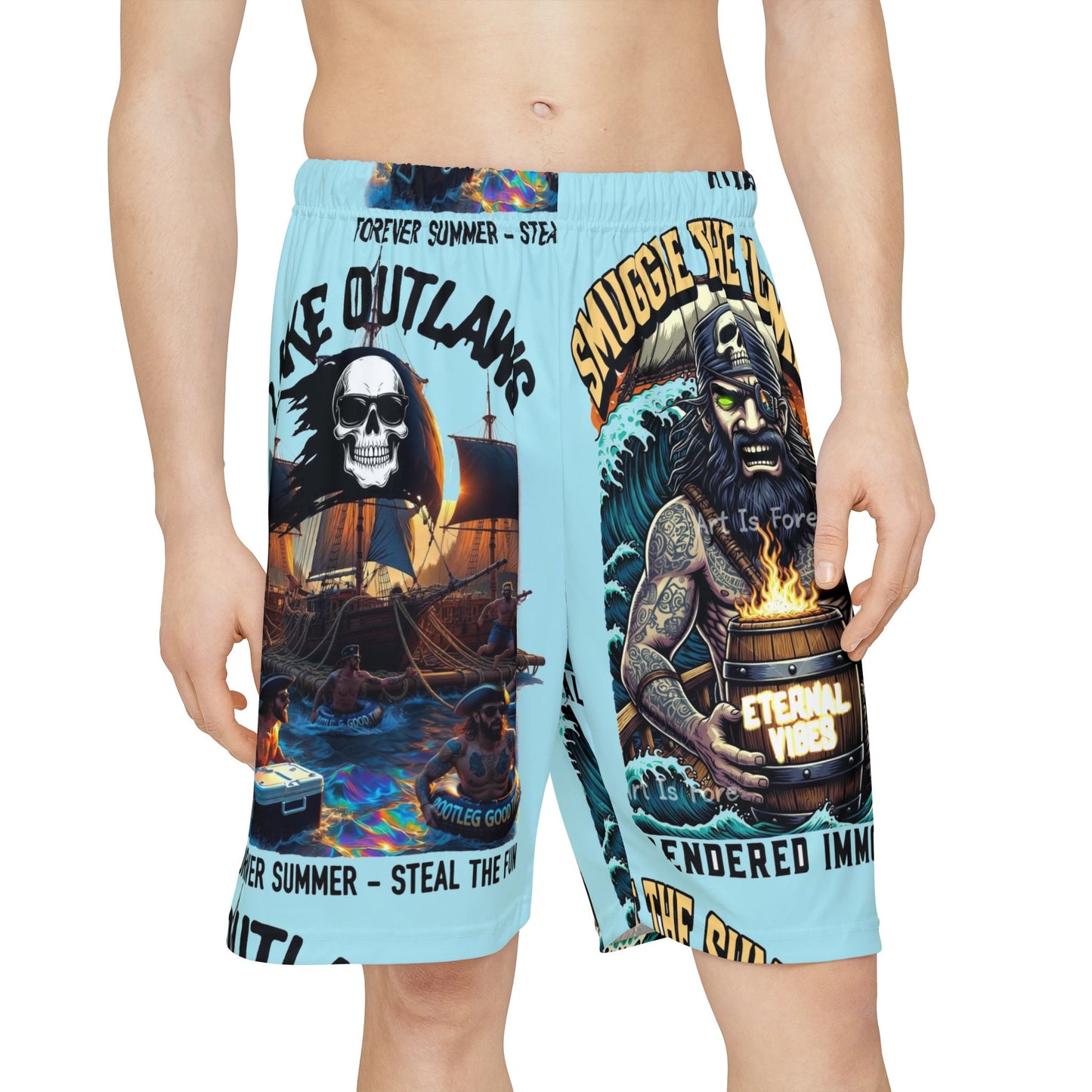 Lake Outlaws 'Smuggle the Summer' Men's Summer Shorts