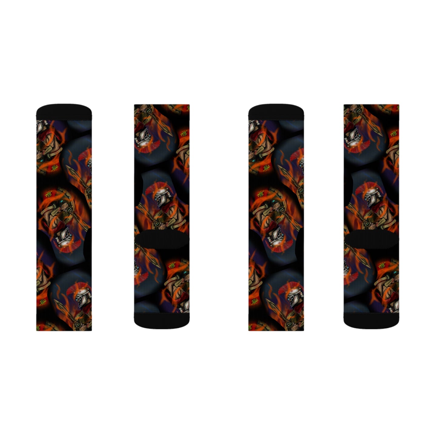 Spartan Warrior Sublimation Socks