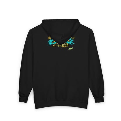 Beautiful Nightmare Zip-Up Hoodie | Unisex Heavy Blend Sweatshirt for Halloween, Cozy Layer, Lounge Wear, Gift for Spooky Season