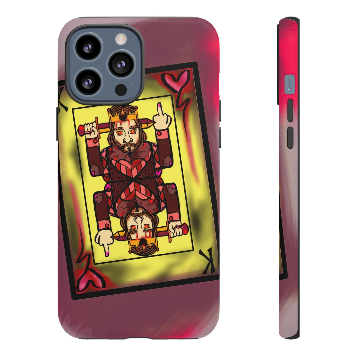 Playing Card Phone Case - Tough Cases with King Design