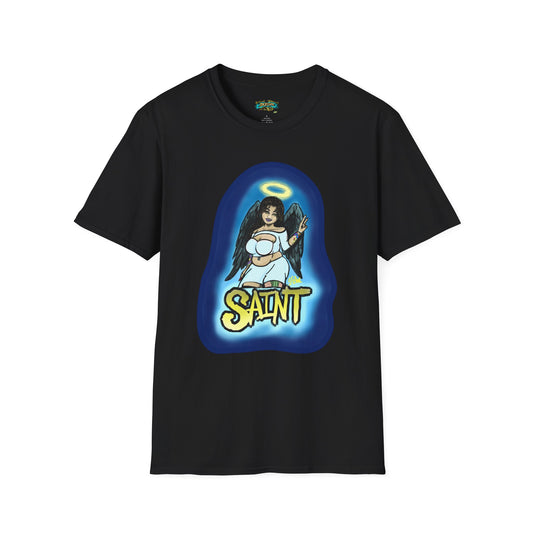 Saint and Sinner Graphic T-Shirt, Unisex Tee for Halloween, Gift for Friends, Statement Shirt, Casual Wear, Gothic Aesthetic