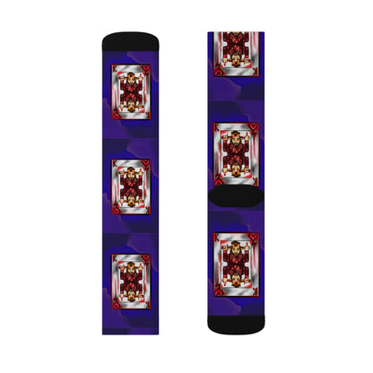 Unique Sublimation Socks - Artistic Design for Creative Souls