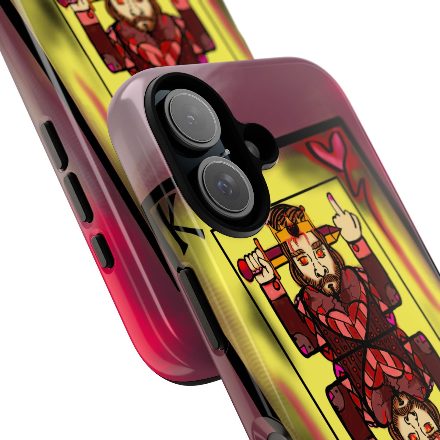 Playing Card Phone Case - Tough Cases with King Design