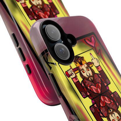 Playing Card Phone Case - Tough Cases with King Design