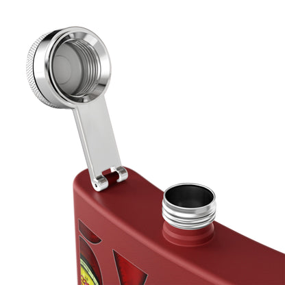 Vibrant Party Flask, Perfect Gift for Celebrations, Tailgating, Gifts for Him, Fun Accessories, Unique Beverage Container