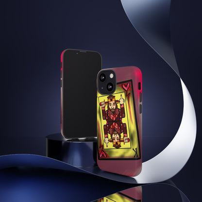 Playing Card Phone Case - Tough Cases with King Design