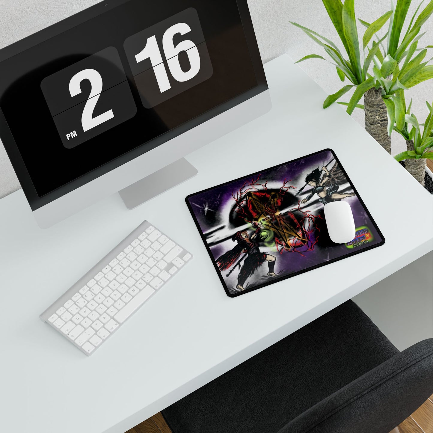 Gothic Desk Mats for Unique Workspaces, Art By HRW, Office Decor, Gamer Mousepad, Creative Gifts, Home Office Essentials