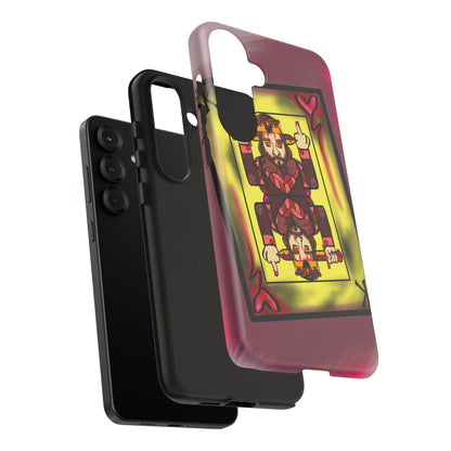 Playing Card Phone Case - Tough Cases with King Design