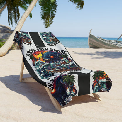 Kraken Beach Towel – 'Rendered Immortal' Design