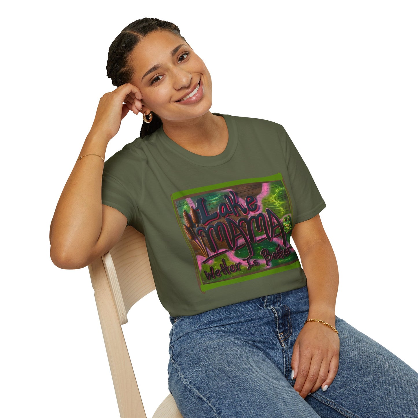 Lake mama Graphic T-Shirt — 'Water' Nature Vibe Tee
