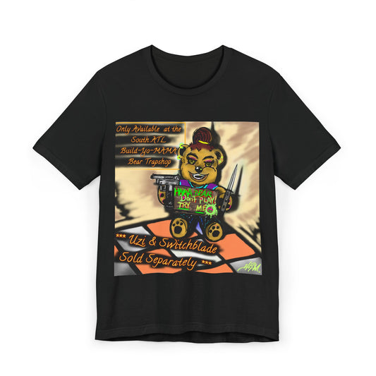 Vibrant Graphic Tee, Fun Bear Illustration, Quirky Unisex T-Shirt, Perfect for Parties and Casual Wear, Great Gift Idea for Friends