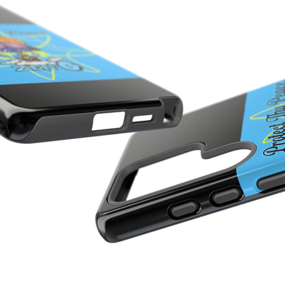 Protect Thy Peace Phone Case, Zen G Tough Case for Stress Relief, Unique Phone Accessory, Holiday Gift, Vibrant Design